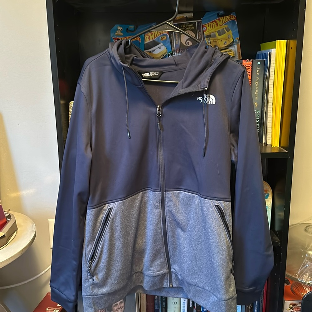 North face light zip up